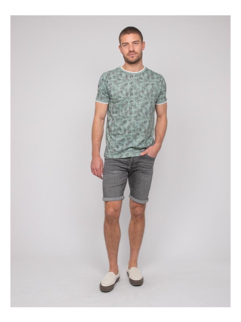 T-shirt cotone con motivi NARNIBALL Cachi - Kiabi