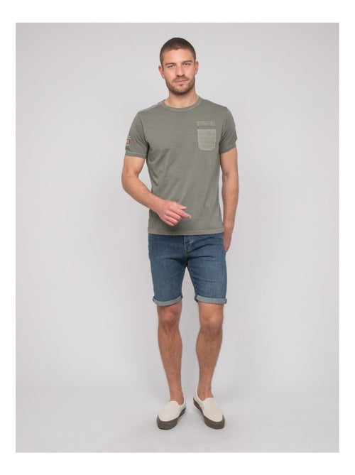 T-shirt cotone con motivi NAVOJOB - Kiabi