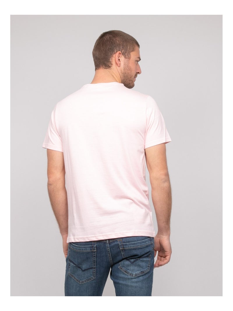 T-shirt cotone con motivi NELIOTE Rosa - Kiabi
