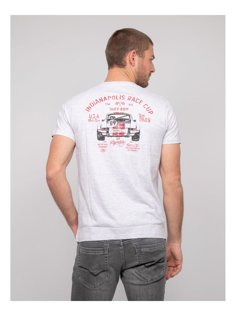 T-shirt cotone con motivi NEROLMA Bianco - Kiabi