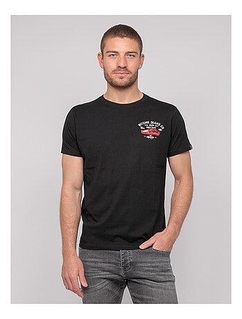 T-shirt cotone con motivi NEROLMA