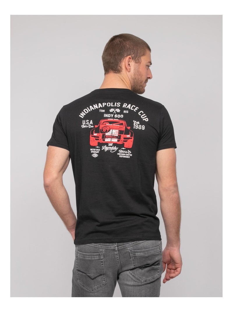T-shirt cotone con motivi NEROLMA Nero - Kiabi