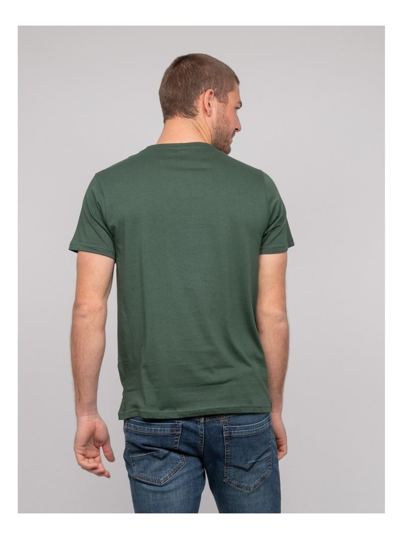 T-shirt cotone con motivi NERUPILI Verde foresta - Kiabi