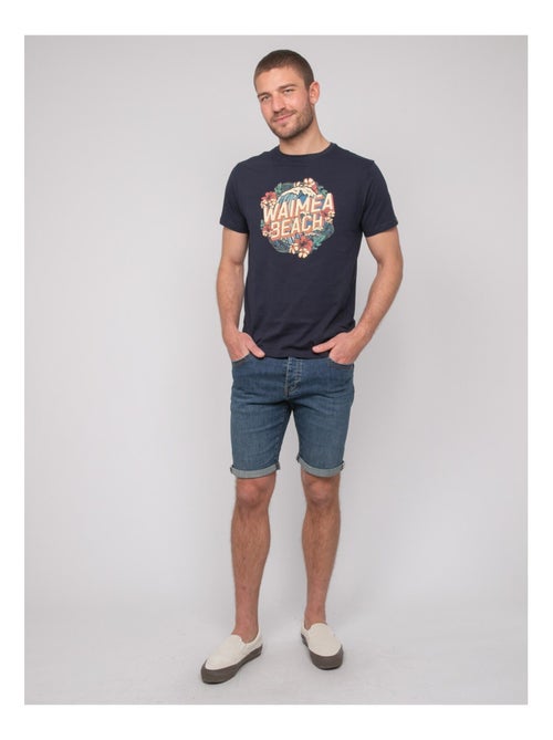 T-shirt cotone con motivi NEWILMO - Kiabi