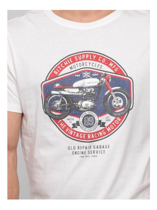 T-shirt cotone con motivi NOLRIXI - Kiabi