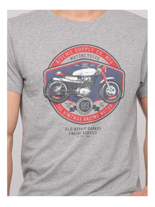 T-shirt cotone con motivi NOLRIXI - Kiabi