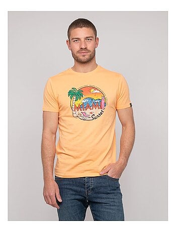 T-shirt cotone con motivi NOPICALE