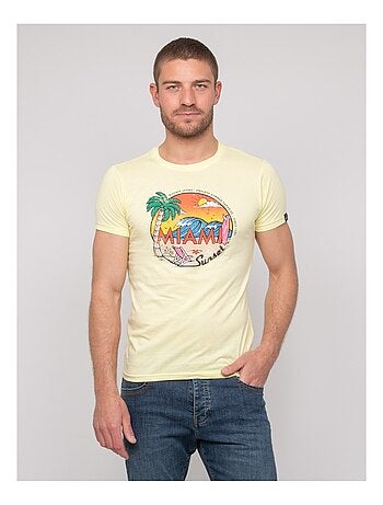 T-shirt cotone con motivi NOPICALE