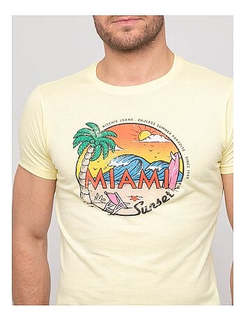 T-shirt cotone con motivi NOPICALE