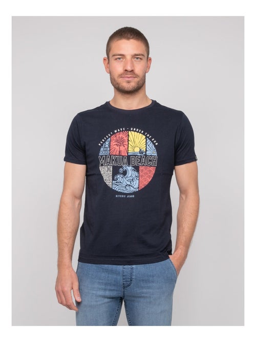 T-shirt cotone con motivi NORDOIT - Kiabi