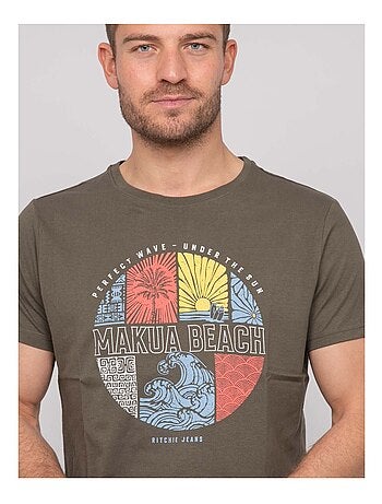 T-shirt cotone con motivi NORDOIT