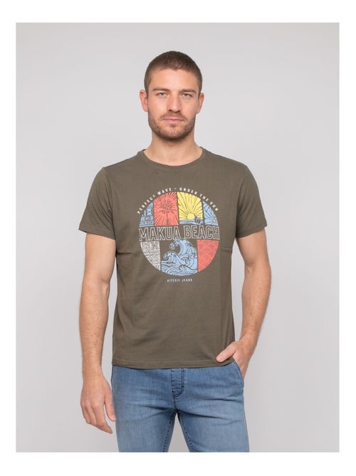 T-shirt cotone con motivi NORDOIT - Kiabi