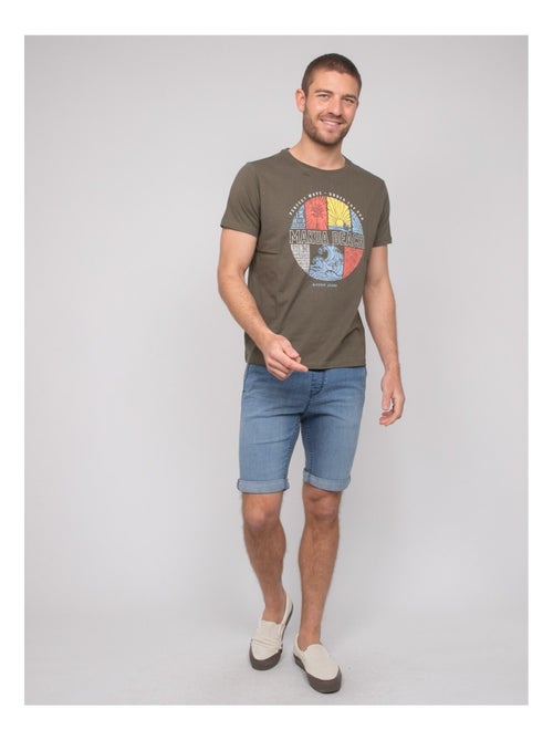 T-shirt cotone con motivi NORDOIT - Kiabi