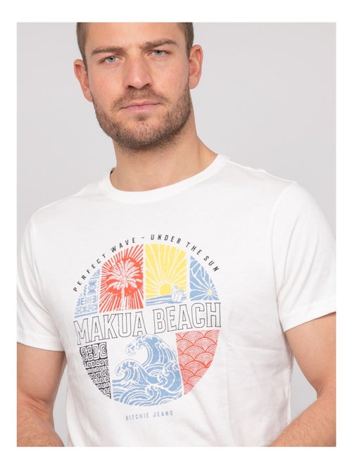 T-shirt cotone con motivi NORDOIT - Kiabi