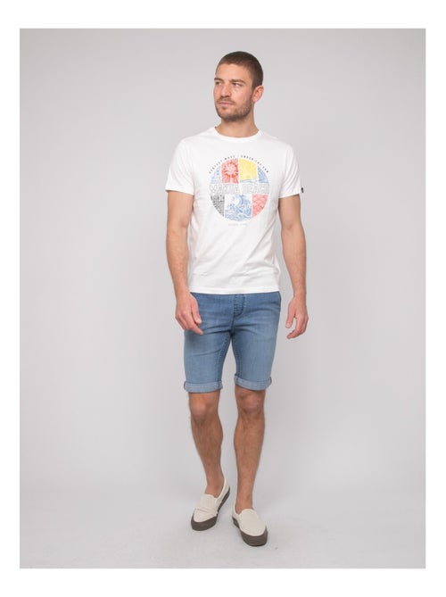 T-shirt cotone con motivi NORDOIT - Kiabi