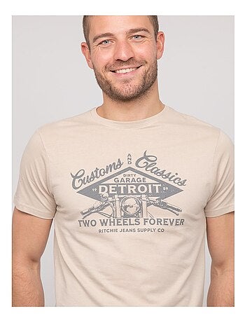 T-shirt cotone con motivi NOUPARIX