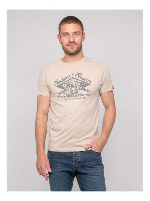 T-shirt cotone con motivi NOUPARIX - Kiabi