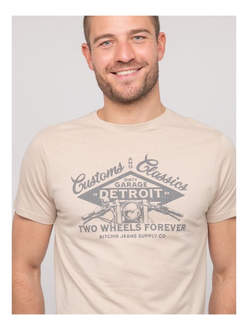 T-shirt cotone con motivi NOUPARIX - Kiabi