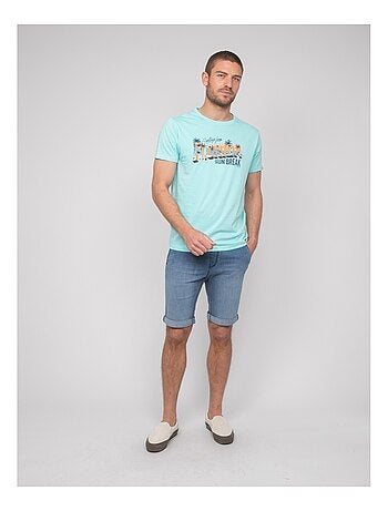 T-shirt cotone con motivi NOURITO