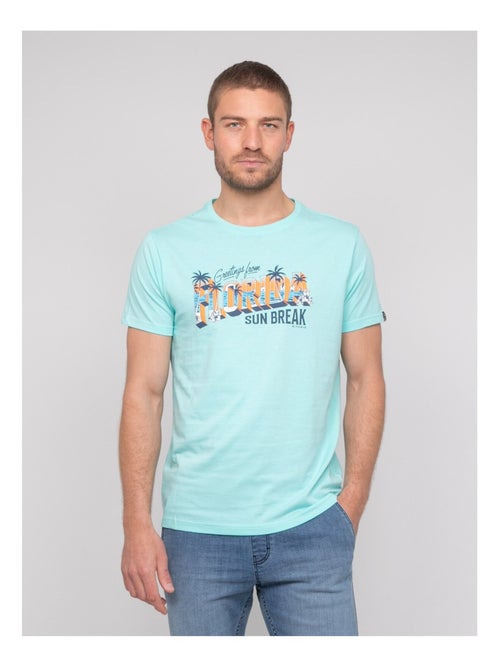 T-shirt cotone con motivi NOURITO - Kiabi