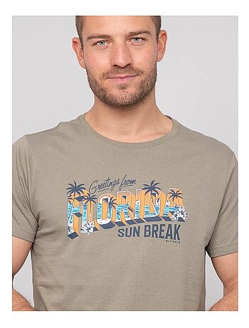 T-shirt cotone con motivi NOURITO