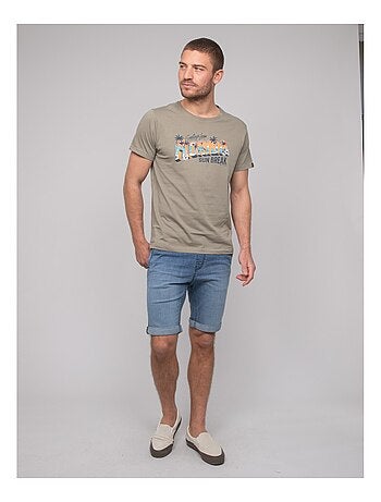 T-shirt cotone con motivi NOURITO