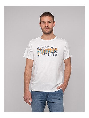 T-shirt cotone con motivi NOURITO
