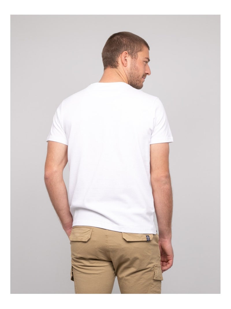 T-shirt cotone NOCERA Bianco - Kiabi