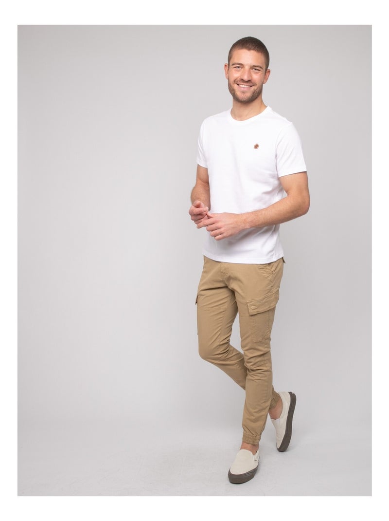 T-shirt cotone NOCERA Bianco - Kiabi