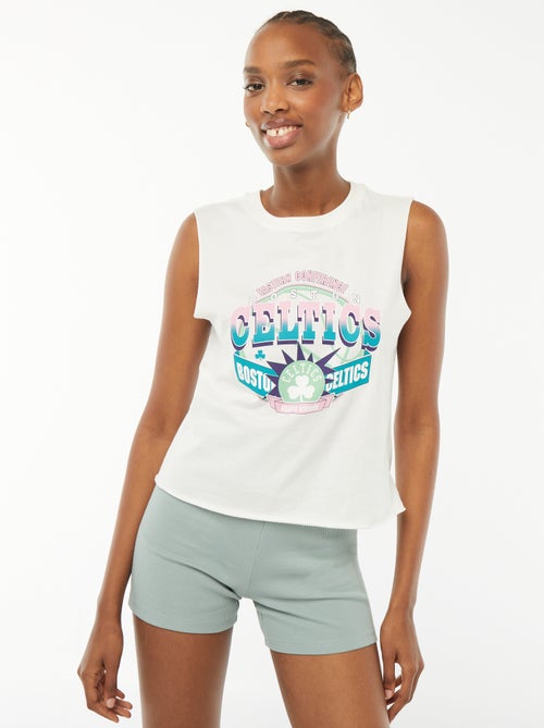 T-shirt crop 'Celtics' 'Boston' senza maniche - Kiabi
