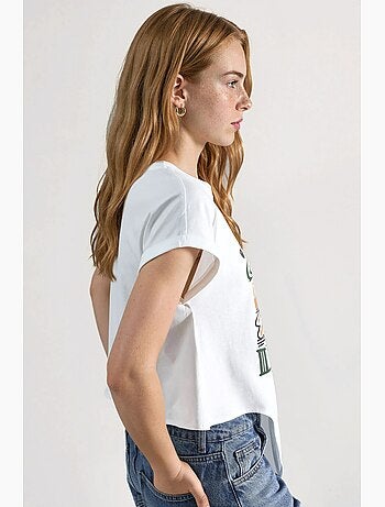 T-shirt crop stampata hiccup