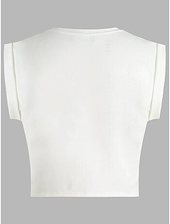 T-shirt crop stampata hiccup