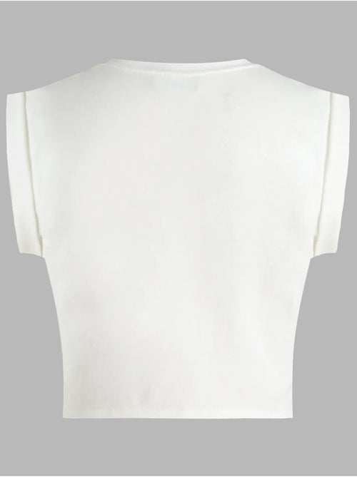 T-shirt crop stampata hiccup - Kiabi T-shirt crop stampata hiccup - Kiabi
