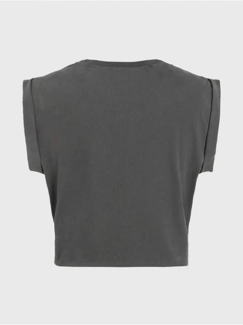 T-shirt crop stampata hiccup - Kiabi T-shirt crop stampata hiccup - Kiabi