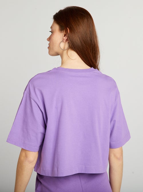 T-shirt crop top larga - Kiabi