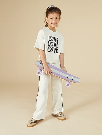 T-shirt cropped a maniche corte