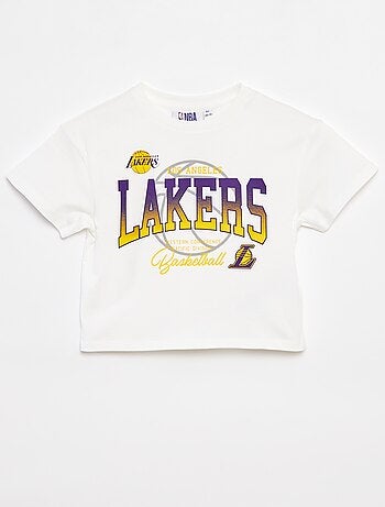 T-shirt cropped a maniche corte 'NBA'