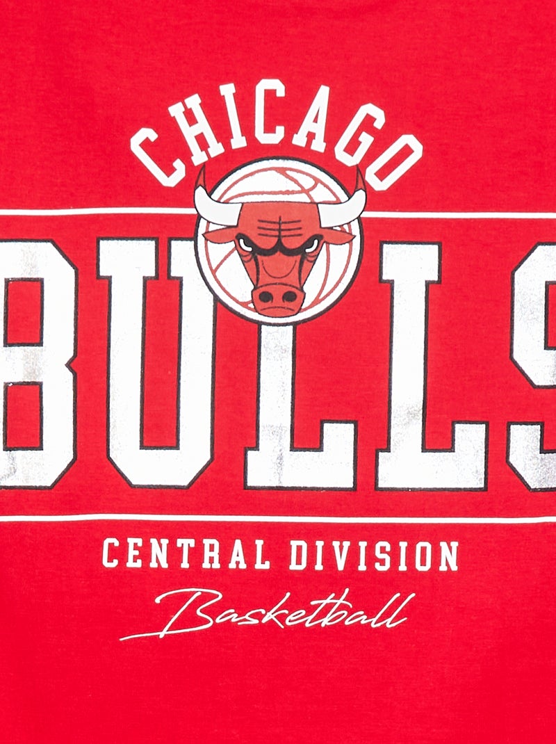 T-shirt cropped a maniche corte 'NBA' ROSSO - Kiabi