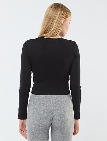 T-shirt cropped basic