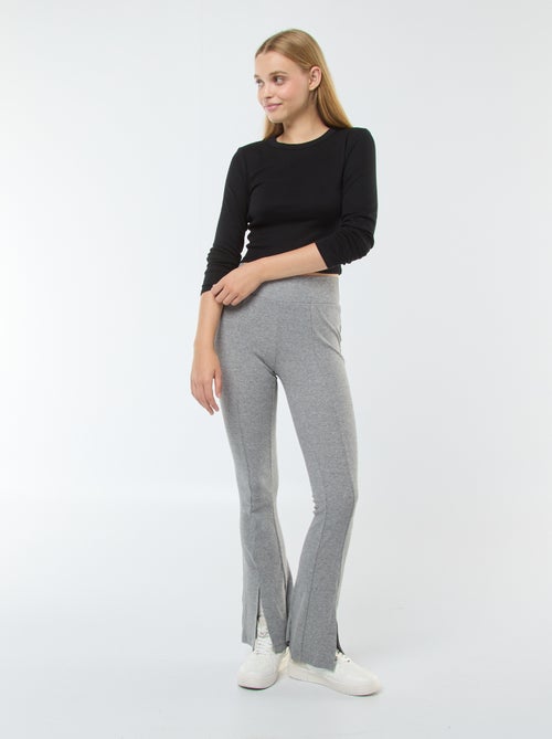 T-shirt cropped basic - Kiabi