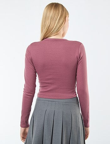 T-shirt cropped basic