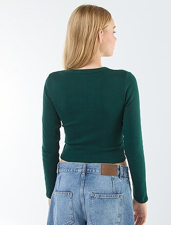 T-shirt cropped basic