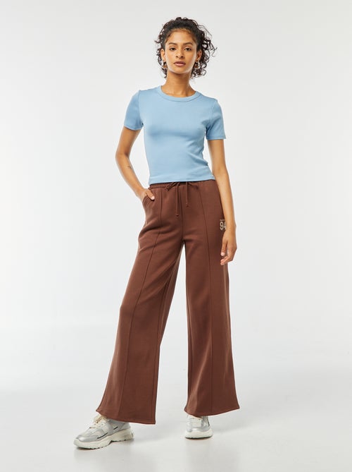 T-shirt cropped maniche corte - Kiabi