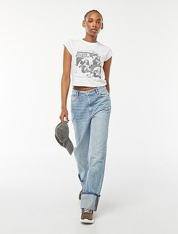 T-shirt cropped maniche corte 'Olivia Rodrigo'