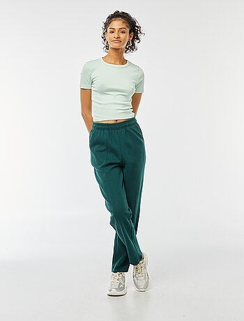 T-shirt cropped maniche corte