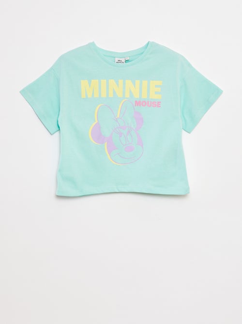 T-shirt cropped 'Minnie' - Kiabi