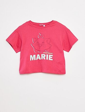 T-shirt cropped 'Minou'