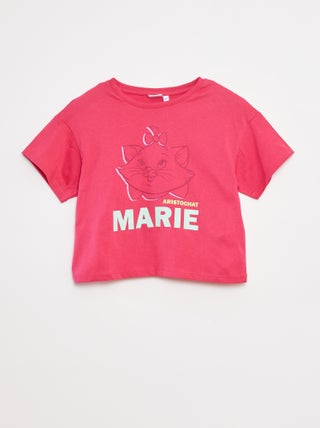 T-shirt cropped 'Minou'