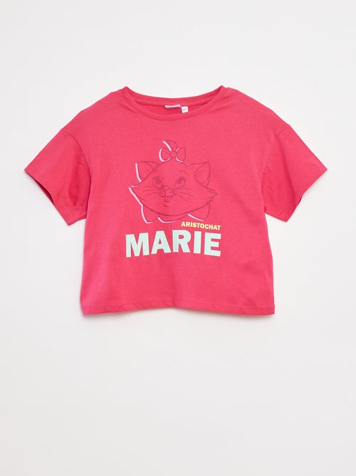 T-shirt cropped 'Minou' - Kiabi