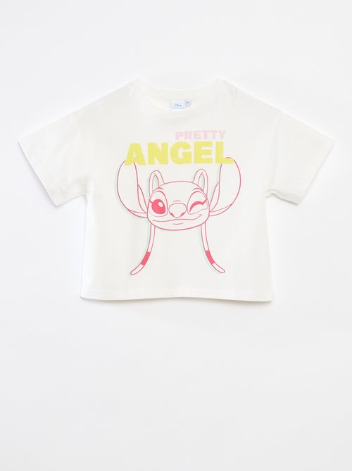 T-shirt cropped 'Stitch' - Kiabi